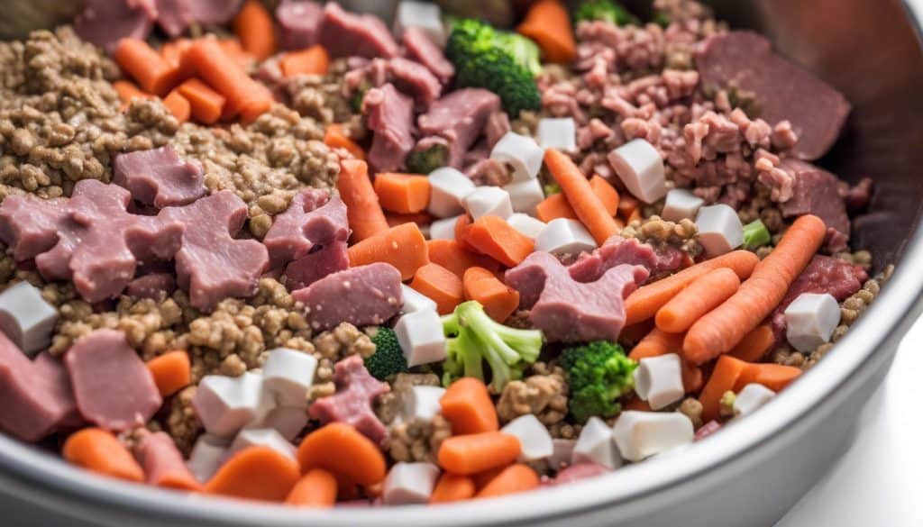 raw dog food example