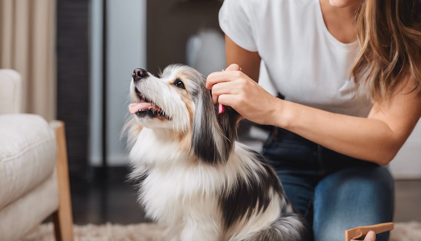 What dog food helps with shedding?