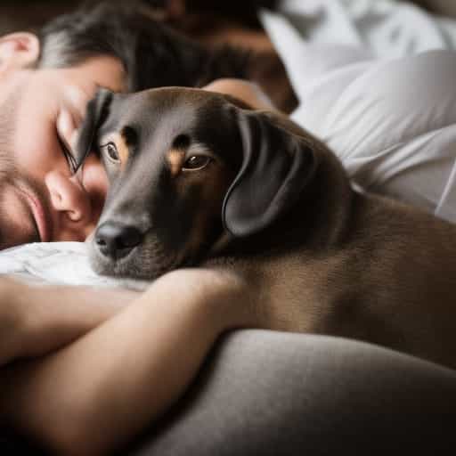 Why do dogs sleep at the foot of the bed?