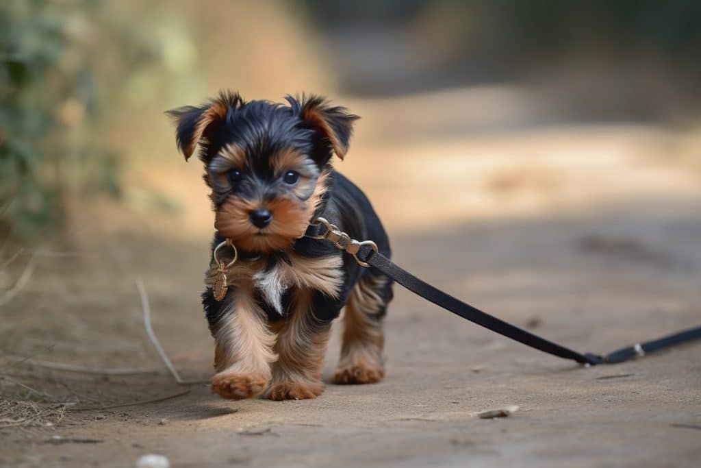 leash training a puppy age