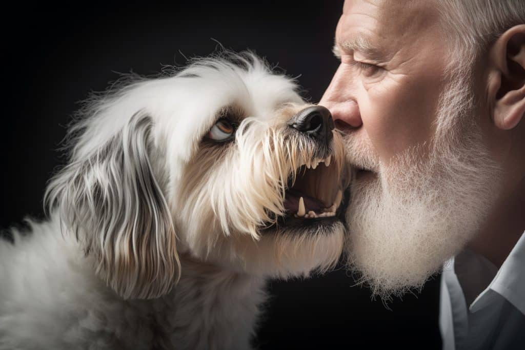 senior dog bad breath uk