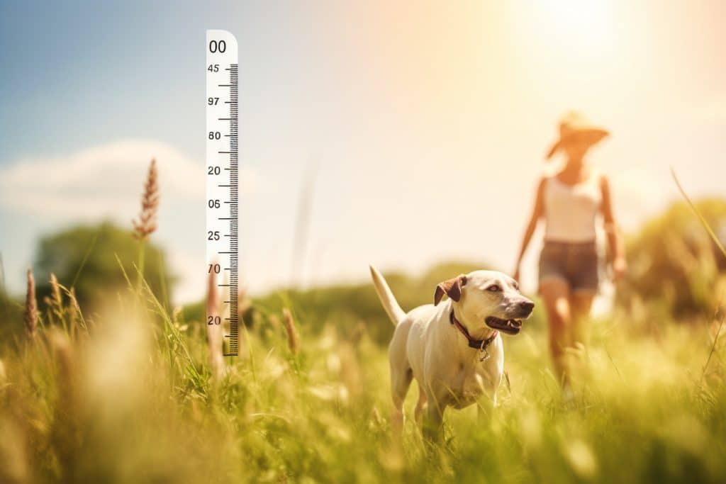 what temperature is safe for dogs to walk
