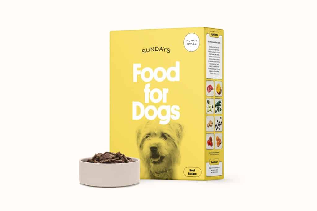 Adult wet dog food